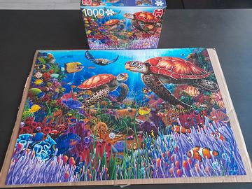 puzzle 1000 pezzi "Amazing Ocean World" Jumbo