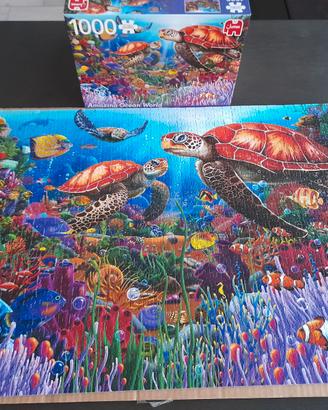 puzzle 1000 pezzi "Amazing Ocean World" Jumbo