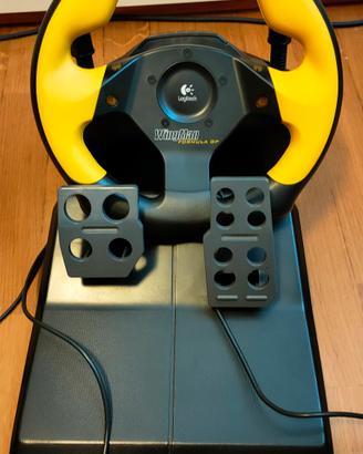 Volante Logitech WingMan Formula GP + pedaliera
