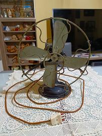 Ventilatore d'epoca Ercole Marelli anni '30 in ghi