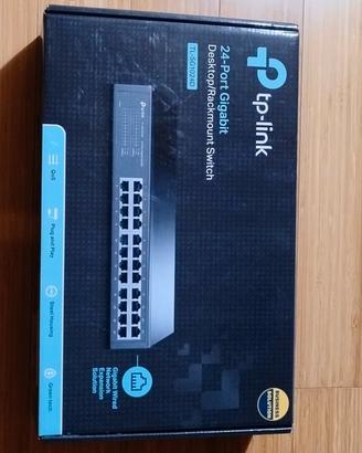 Switch di rete Ethernet a 24 porte Gigabit RJ45