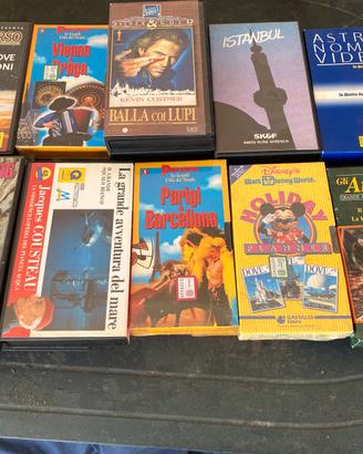Vhs originali anni 80/90.