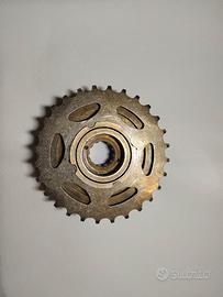 Pacco pignoni a ruota libera da 14 a 28 7 pignoni