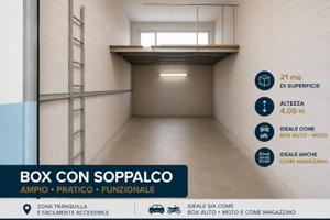 Ampio box auto/magazzino anche come investimento