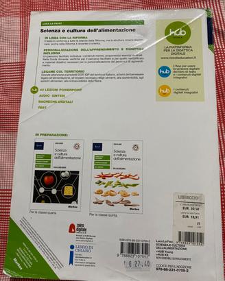 Libro scienze dell’alimentazione
