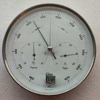 Barometro Termometro Igrometro Barigo in Acciaio