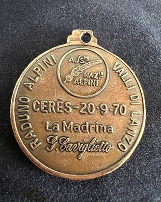 Medaglia commemorativa Raduno Alpini