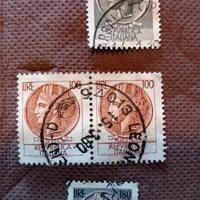 Lotto 4 francobollo (bis) (serie Siracusana)