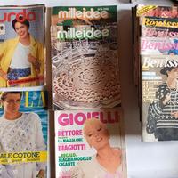 riviste varie di ricamo