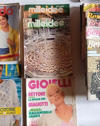 riviste varie di ricamo