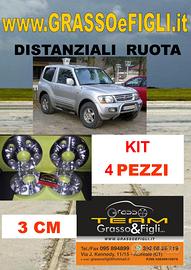 Kit 4 Distanziali Ruota For MITSUBISHI PAJERO V60