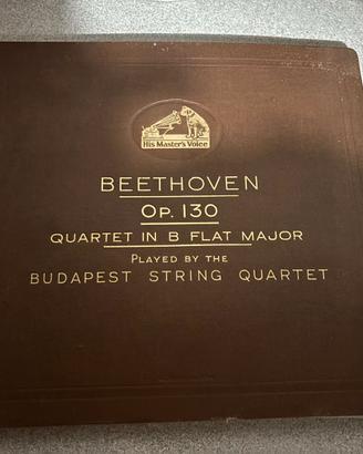 BEETHOVEN Op. 130 78 giri