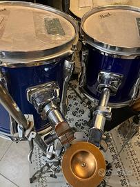 2 tamburi tom per batteria