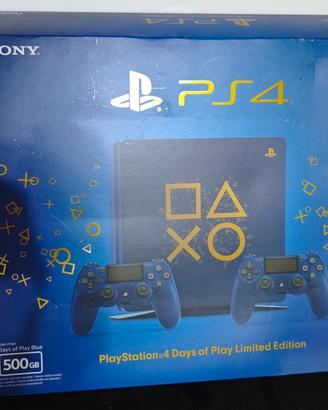 PS4 slim Days of Play Limited Edition