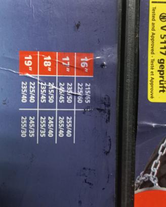 Catene auto - maglia 12 mm