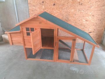 casetta, gabbia per conigli 