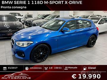 Bmw serie 1 118d xDrive TETTO Msport FINANZIABILE