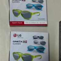 Occhiali 3D passivi LG AG-F315 nuovi 12 pezzi 
