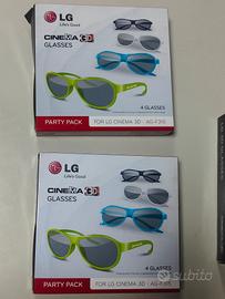 Occhiali 3D passivi LG AG-F315 nuovi 12 pezzi 