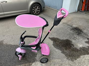 Triciclo bambina con maniglione