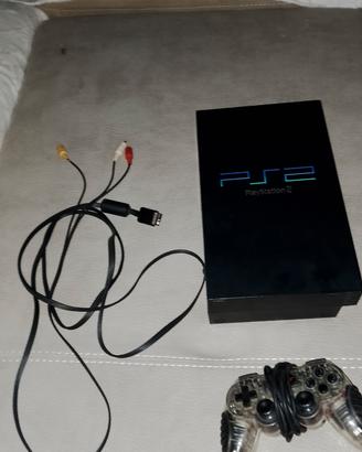 PS2 con controller e cavi