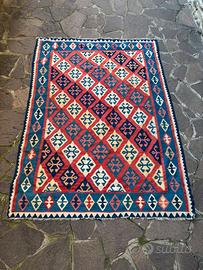 Tappeto Kilim afghano originale 145x200