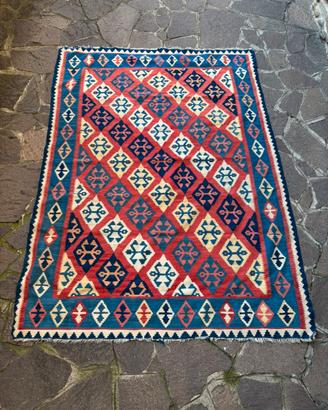 Tappeto Kilim afghano originale 145x200
