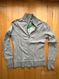 Felpa originale Benetton taglia  M donna zip lunga
