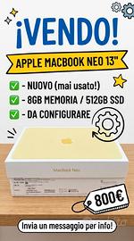 MacBook Neo 13 nuovo