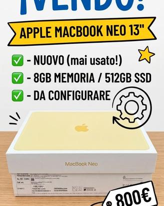 MacBook Neo 13 nuovo