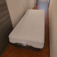 materasso memory e rete pieghevole