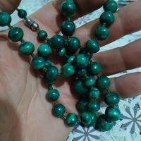 collana in malachite