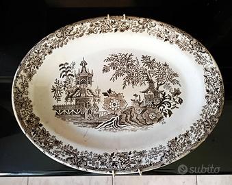 Piatto antico Soc Ceramica Richard serie Colandine