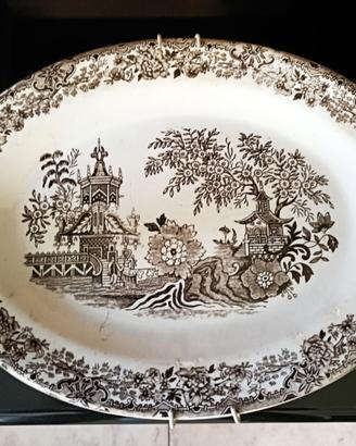 Piatto antico Soc Ceramica Richard serie Colandine