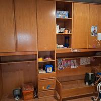 Armadio a ponte per letti singoli