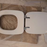 Tavoletta WC legno laccato bianco