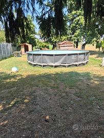 Piscina intex ultra frame diametro 6 metri
