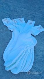 calze in spugna bianche