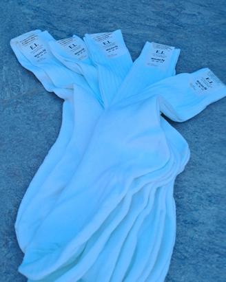 calze in spugna bianche