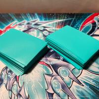 100 sleeves azzurrine/verde acqua