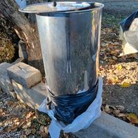Contenitore acciaio inox 200 lt