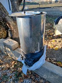 Contenitore acciaio inox 200 lt