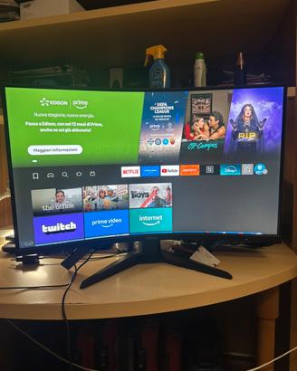 Monitor MSI MAG 325CQF 32" Curvo + Casse Trust