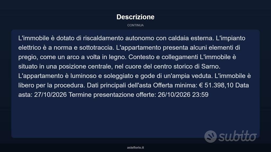 Appartamento – Sarno, Borgo San Matteo - Vista 4