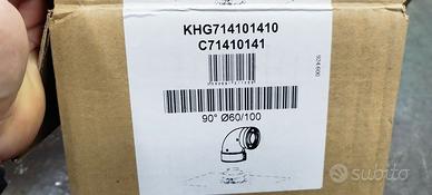 Curva 90° per caldaia tradizionale no condensazion