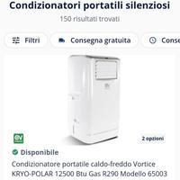 Condizionatore VORTICE nuovo
