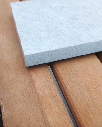 Battiscopa Interno Slate Bianco 7x60