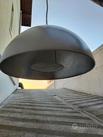Lampadario foglia d argento