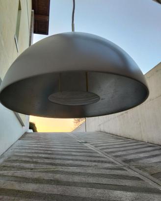 Lampadario foglia d argento