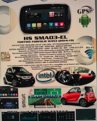 Radio Smart ForTwo Hardstone HS-SMA03-EL